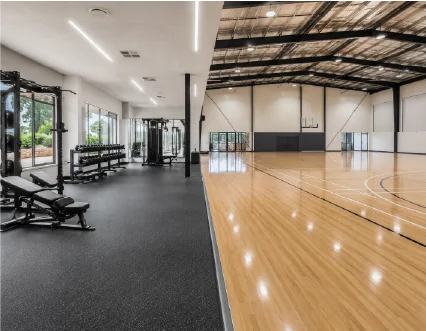 Gym & Court Areas