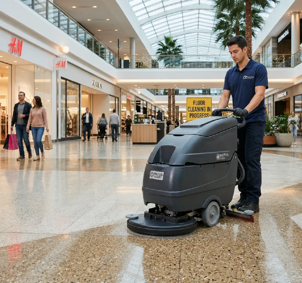 Professional Shopping Centre Cleaning in Perth for Malls & Retail Precincts
