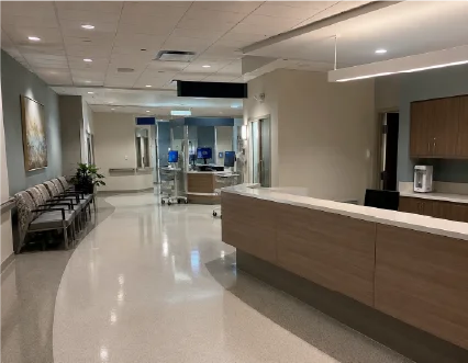 Reception, Waiting Rooms & Staff Areas